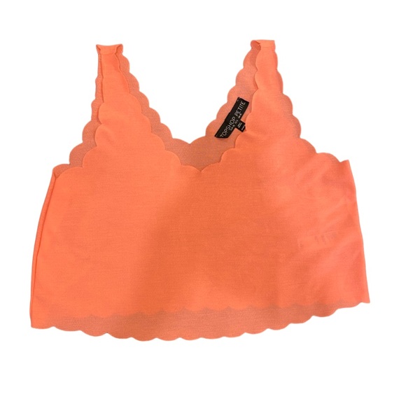 Topshop - Coral Pink Tank - Size 6 - Picture 3 of 6